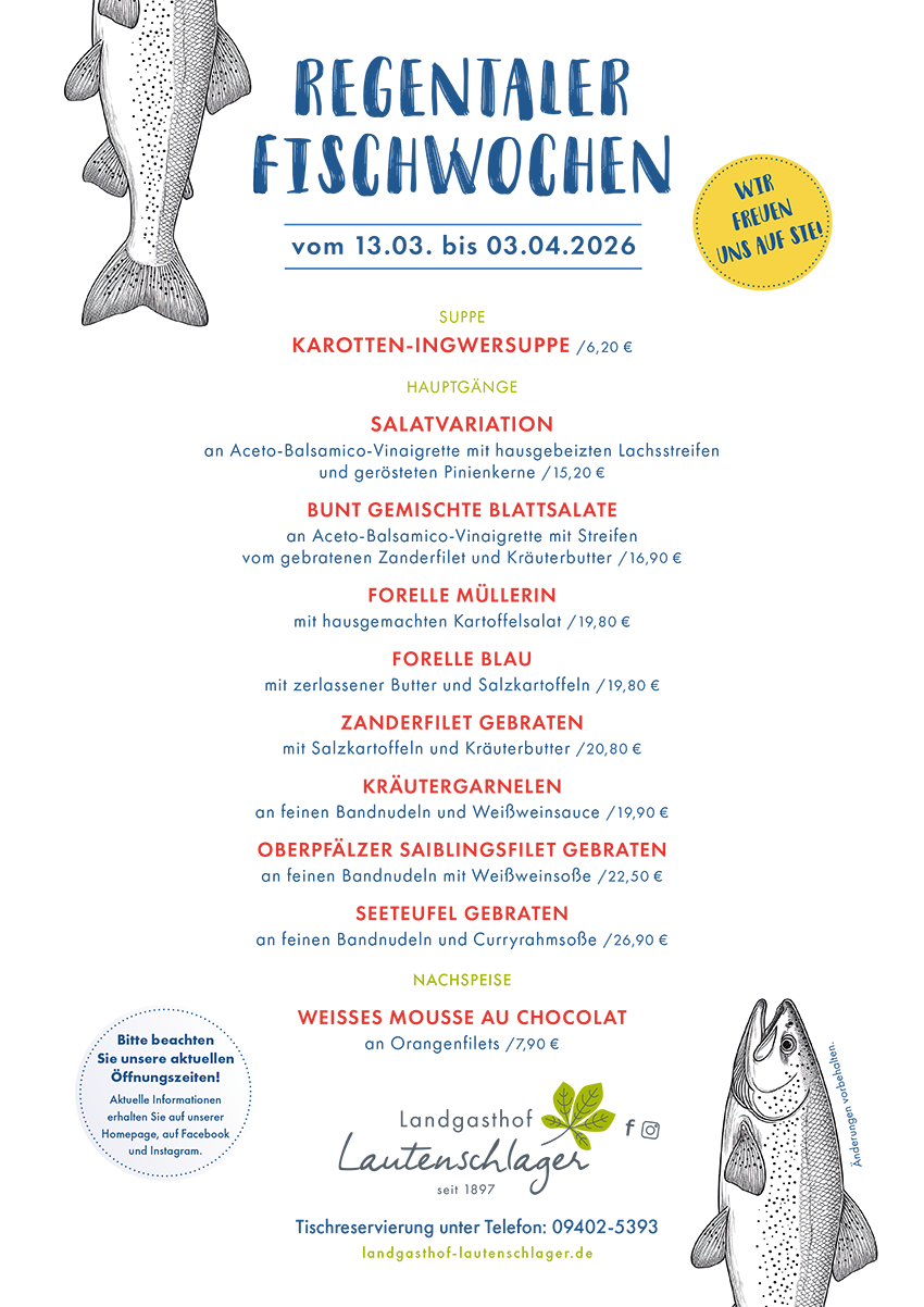 Regentaler Fischwochen 2026